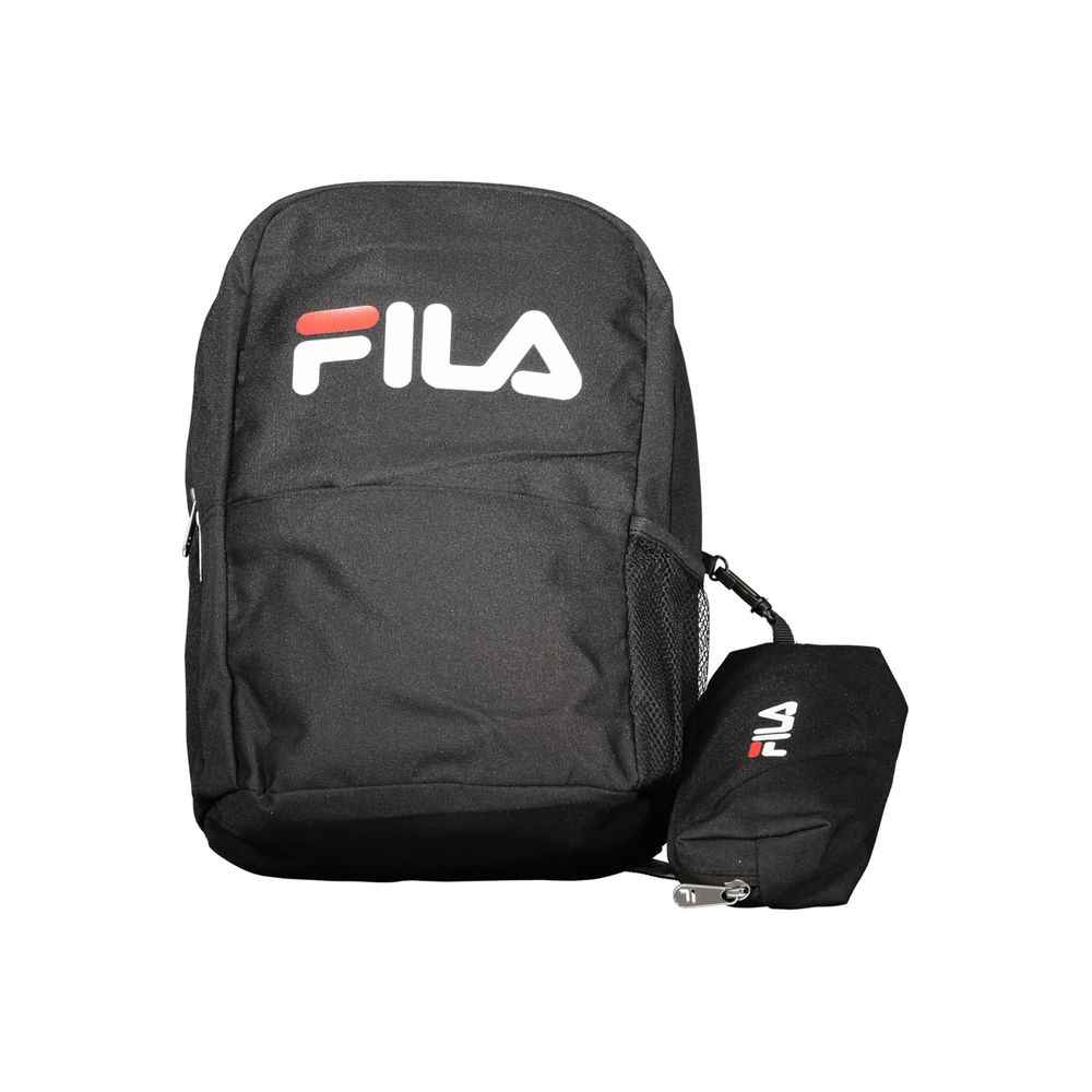Fila Black Polyester Men Backpack