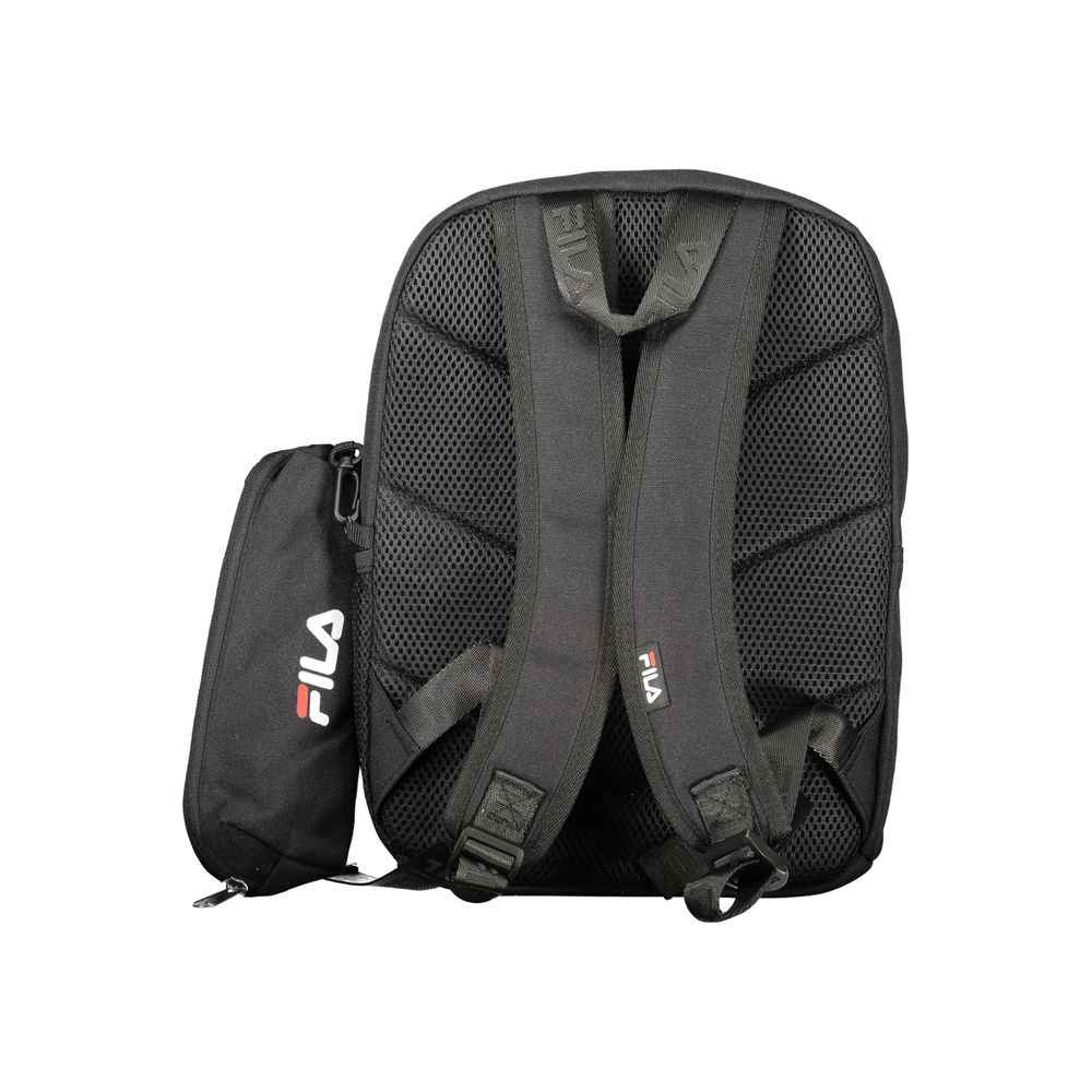 Fila Black Polyester Men Backpack