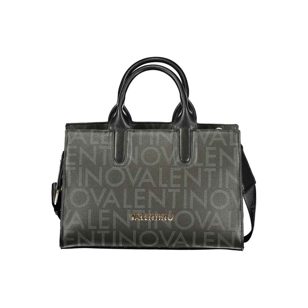 Mario Valentino Black Polyurethane Women Handbag