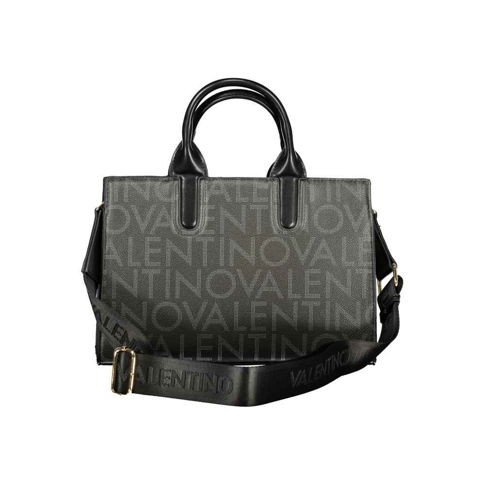 Mario Valentino Black Polyurethane Women Handbag