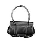 Mario Valentino Nero Poliuretano Woman Shoulder Bag