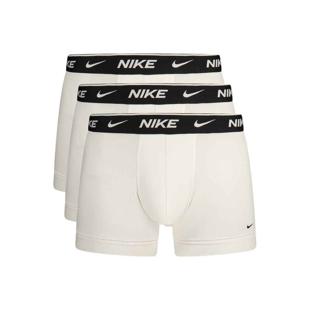 Nike White Cotton Men's Boxer Short