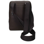 Piquadro Brown Leather Crossbody Bag