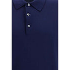 Tom Ford Blue Cotton Polo Shirt