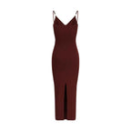 Versace Bordeaux Viscose Casual Dress