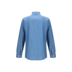 Brunello Cucinelli Blue Denim Shirt